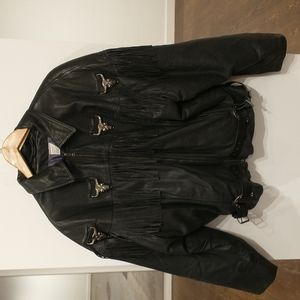 VINTAGE. ROCKSTAR LEATHER JACKET